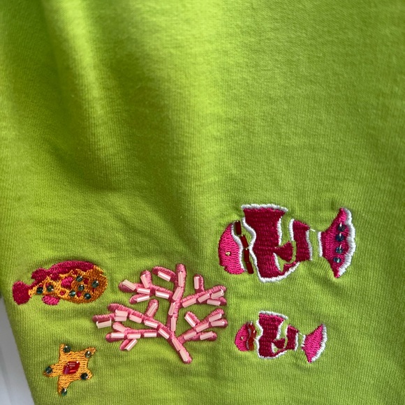 Natalie & Me Petites Weekend. Jacket & Tank Top. Lime Green size PL worn once - Picture 10 of 15